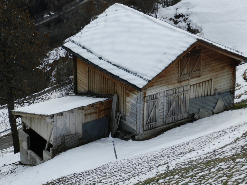 Stall-Scheune mit landwirtschaftlichem Boden in Embd